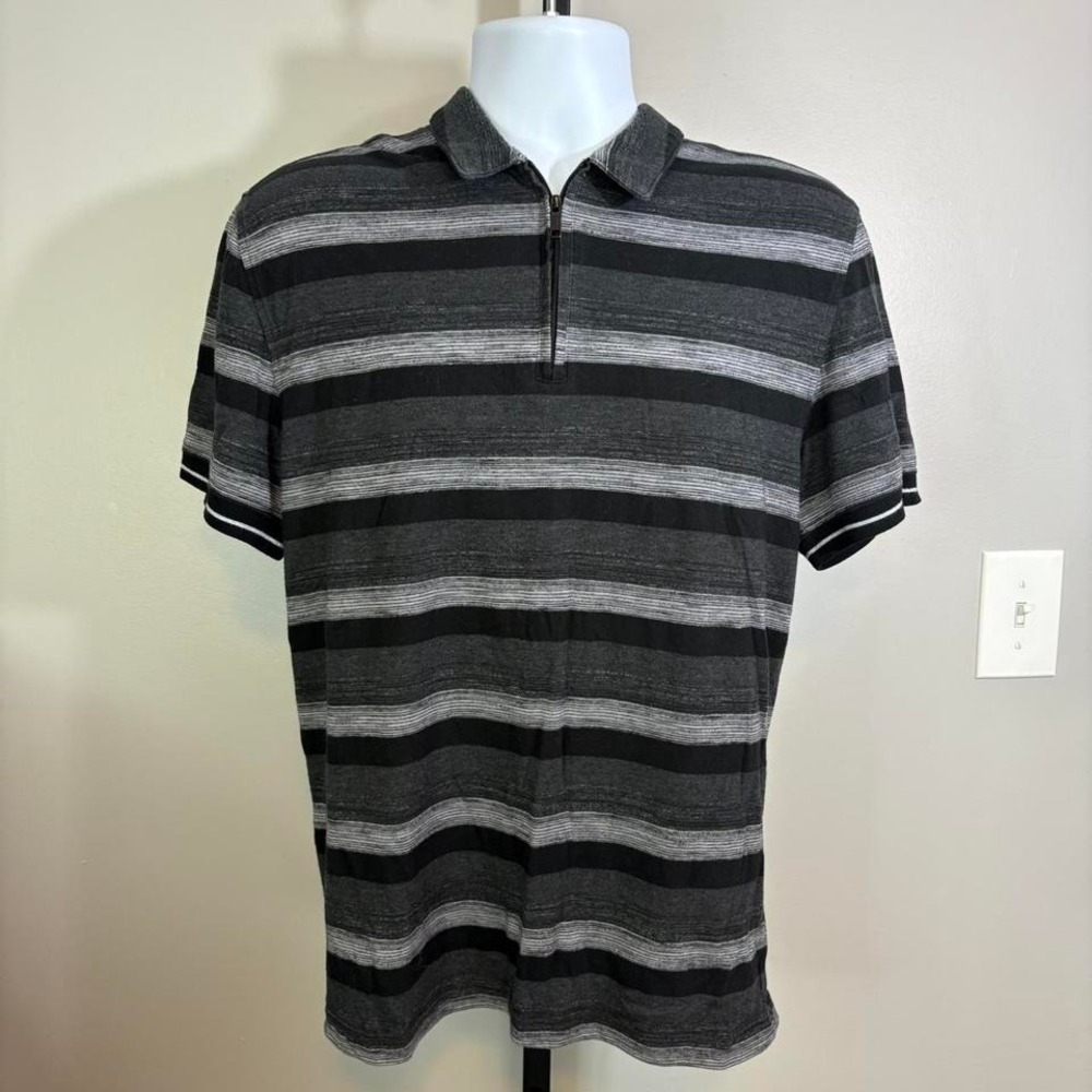 Alfani Black‎ and grey striped short